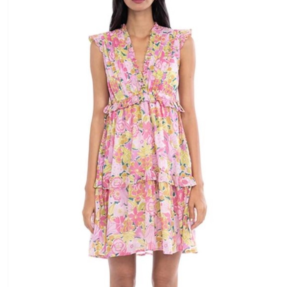 Banjanan Chandra Dress in Bloomsbury Crocus
